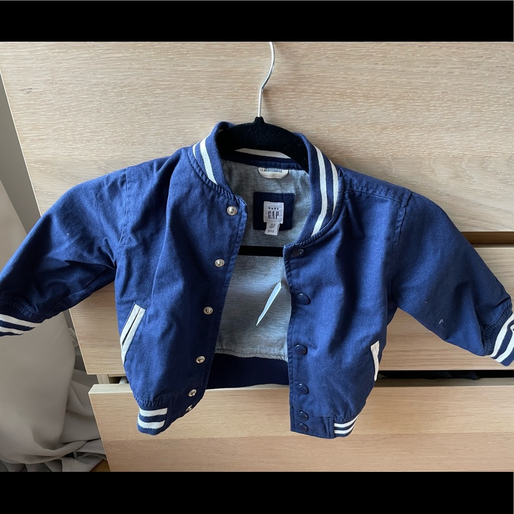 Brand new baby gap blue jacket